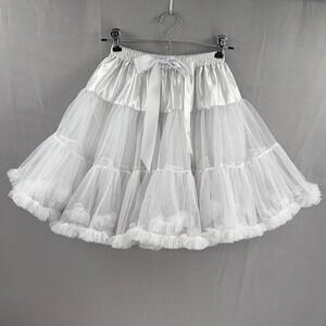 Kids Tulle Petticoat Underskirt Dance Princess Tutu Crinoline Fluffy Soft 8-10 M